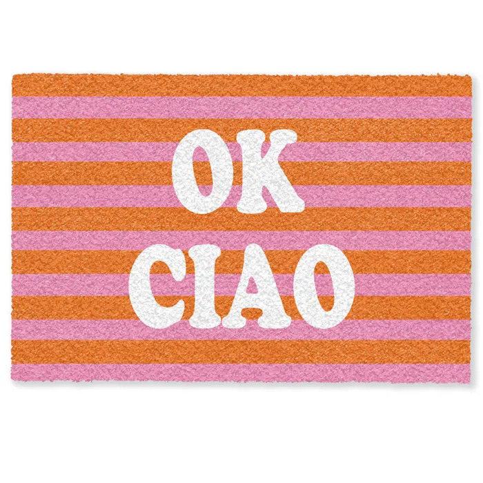 Ciao - Quote - Strepen Deurmat klein -zkaufland3d