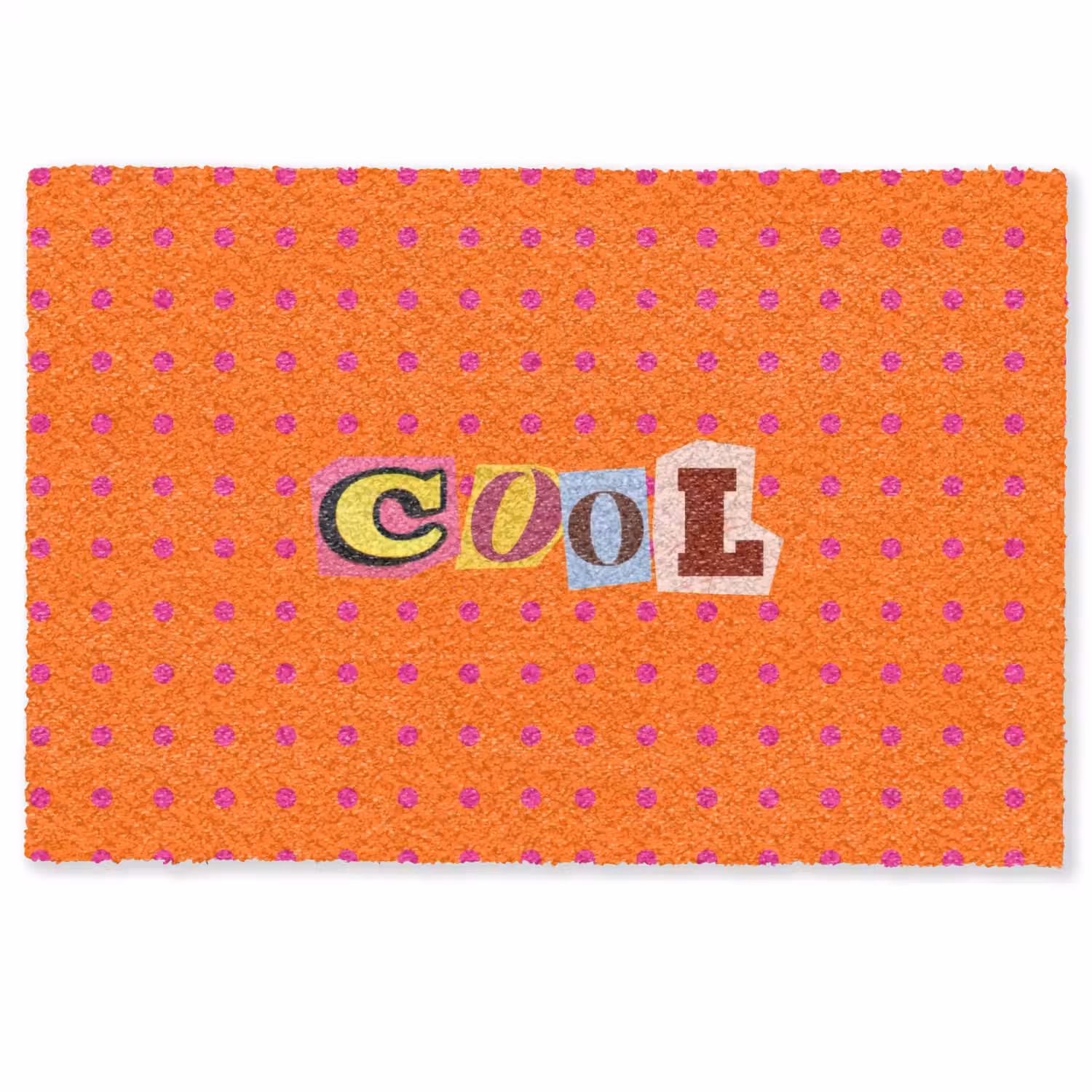Cool - Stippen - Oranje Deurmat klein -zkaufland3d