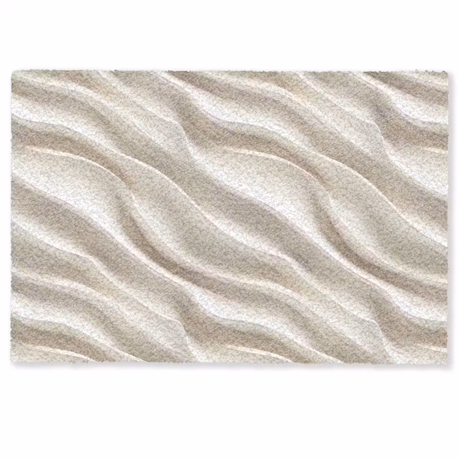 Diagonaal - Golven - Crème Deurmat klein 898 -zkaufland3d