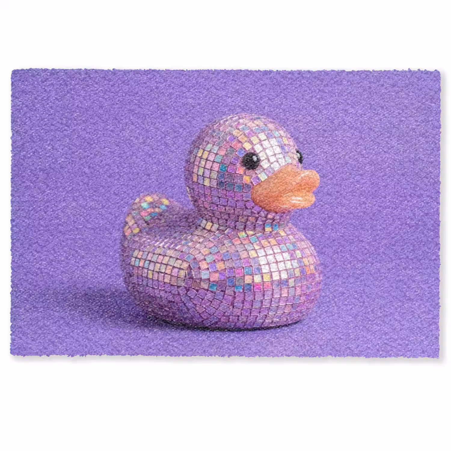 Disco - Eend - Paars Deurmat klein -zkaufland3d