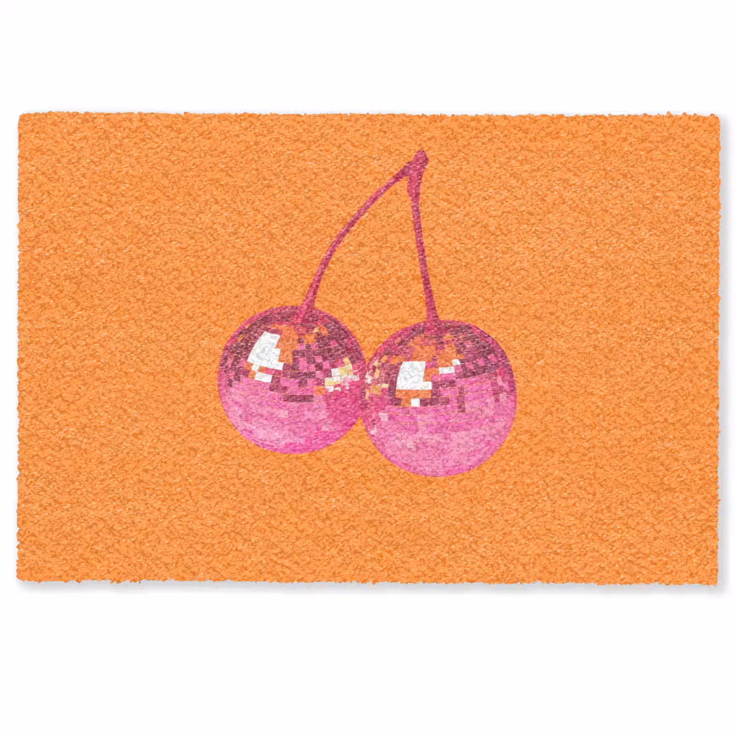 Discoballen - Kers - Spiegels - Roze Deurmat klein -zkaufland3d