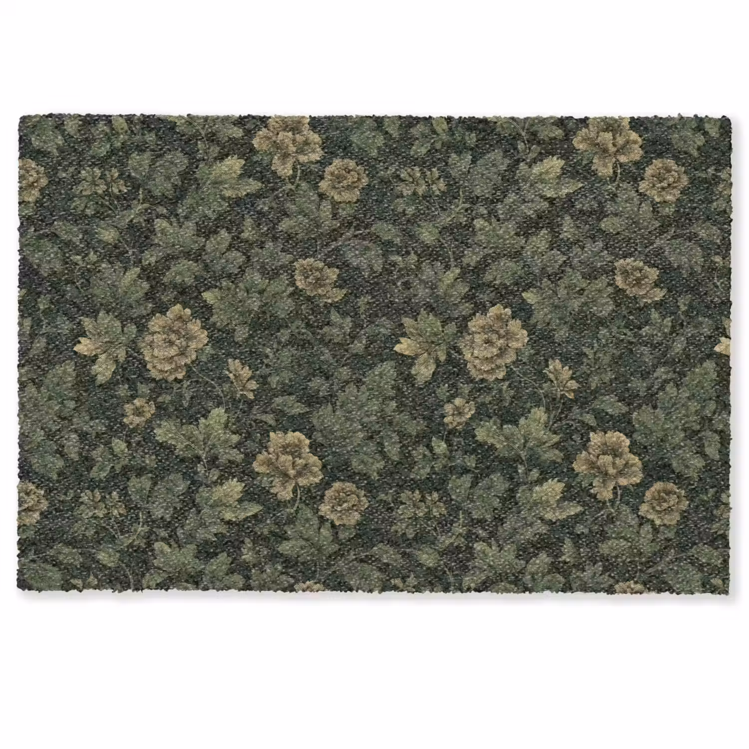 Donker - Groen - Goud - Botanisch Deurmat klein 898 -zkaufland3d