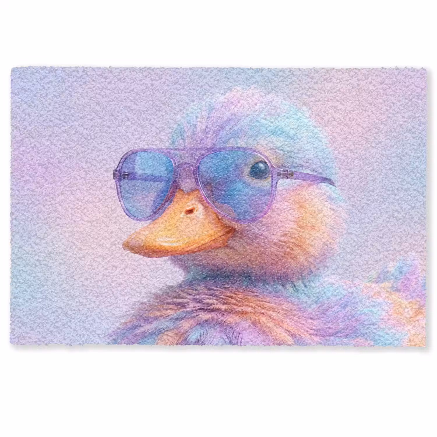 Eend - bril - Pastel Deurmat klein -zkaufland3d