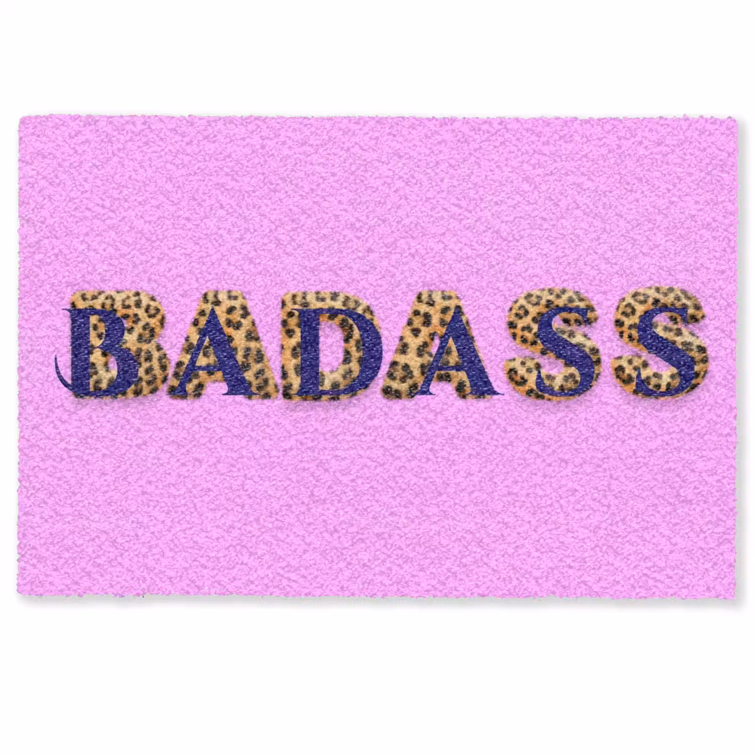 Felroze - Badass - Panterprint - Schaduw Deurmat klein -zkaufland3d