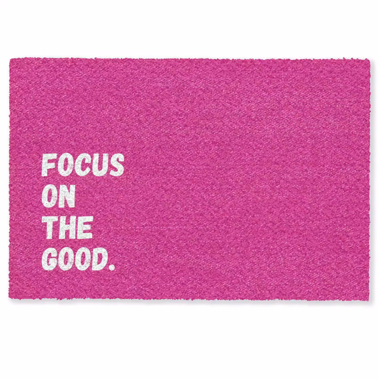 Focus on the good - Roze - Simple Deurmat klein -zkaufland3d