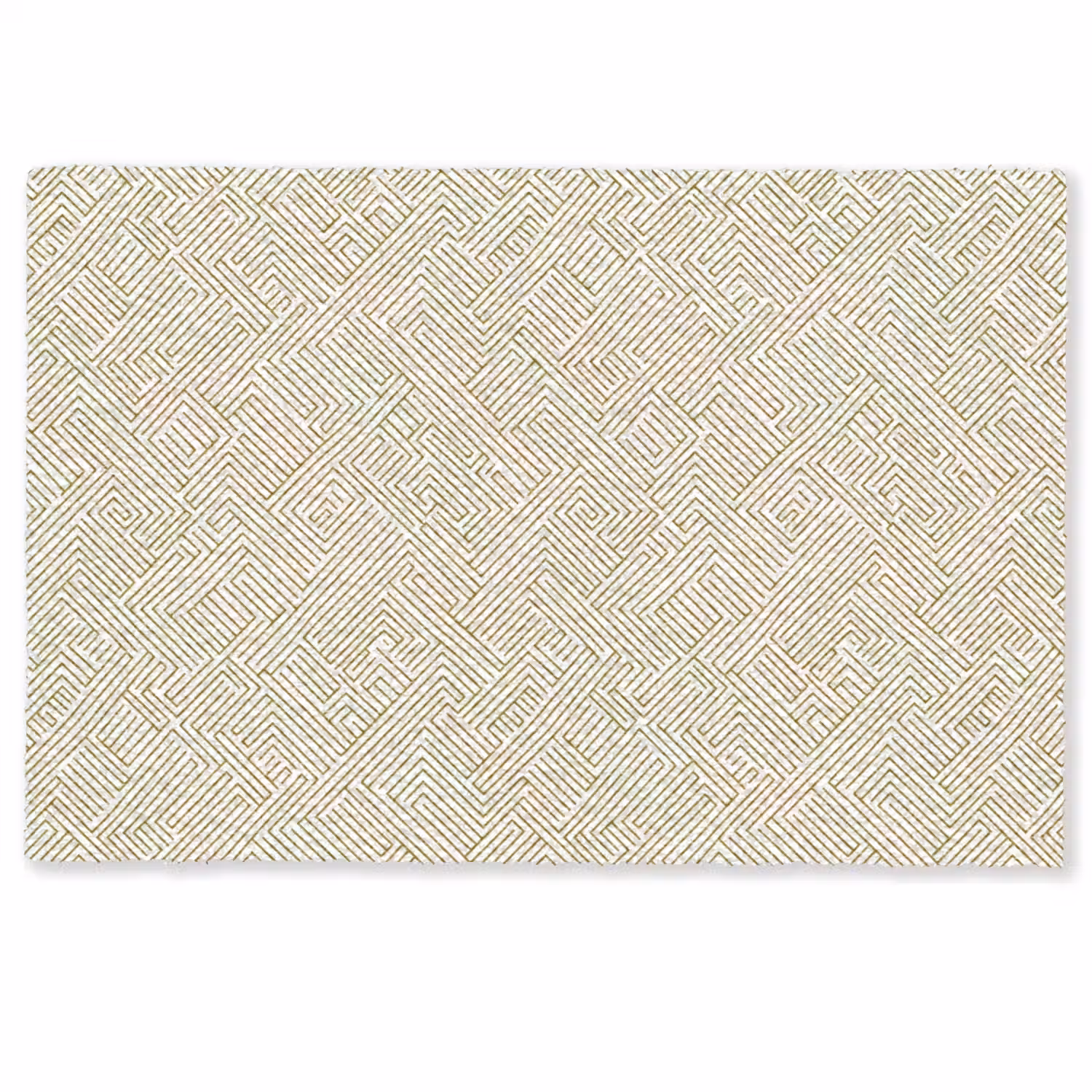 Geometrisch - Lijnen - Groen Deurmat klein 898 -zkaufland3d