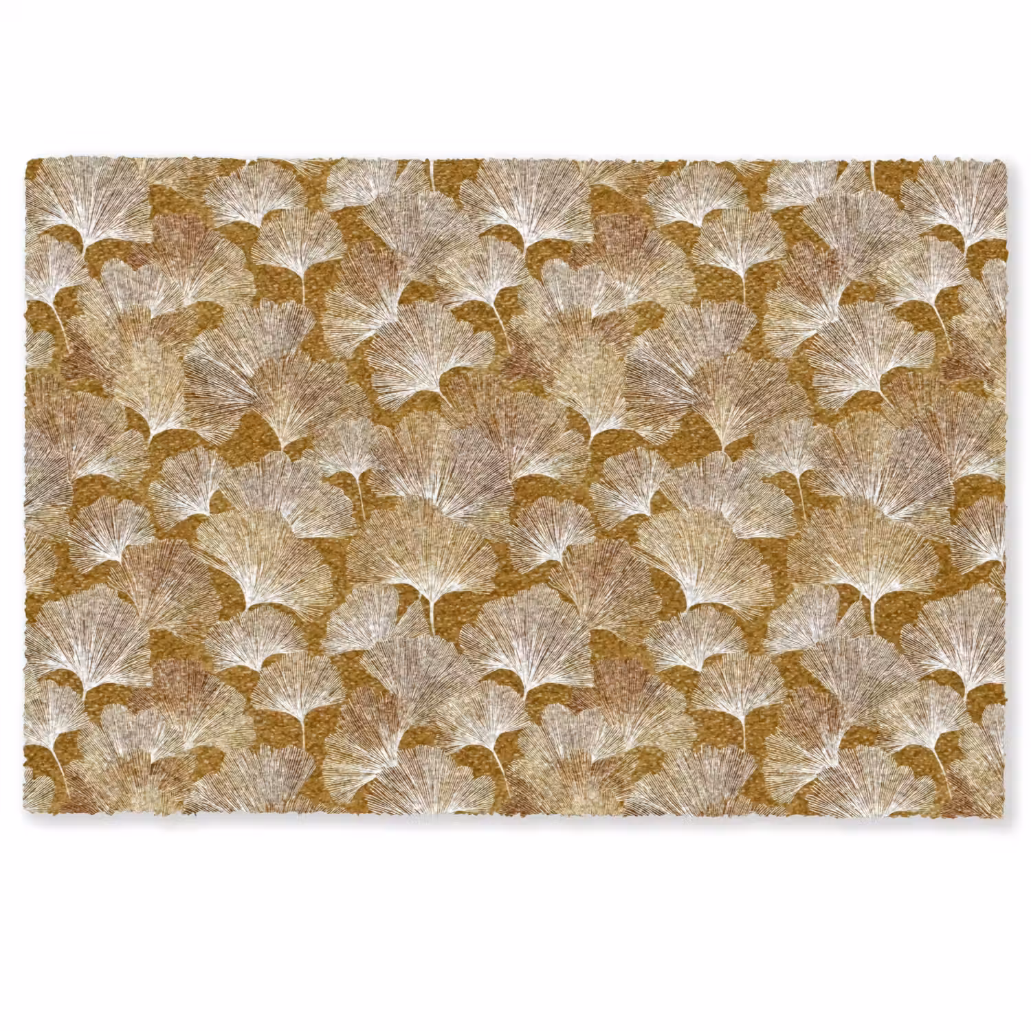 Ginkgo - Bladeren - Goud Deurmat klein 898 -zkaufland3d