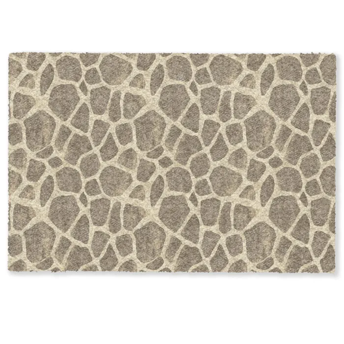 Giraf - Patroon - Beige - Bruin Deurmat klein 898 -zkaufland3d