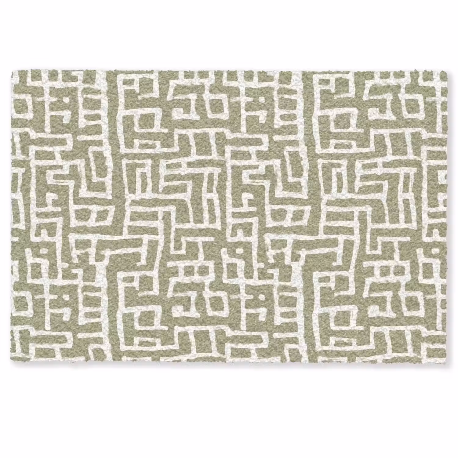 Grafisch - Patroon - Groen Deurmat klein 898 -zkaufland3d