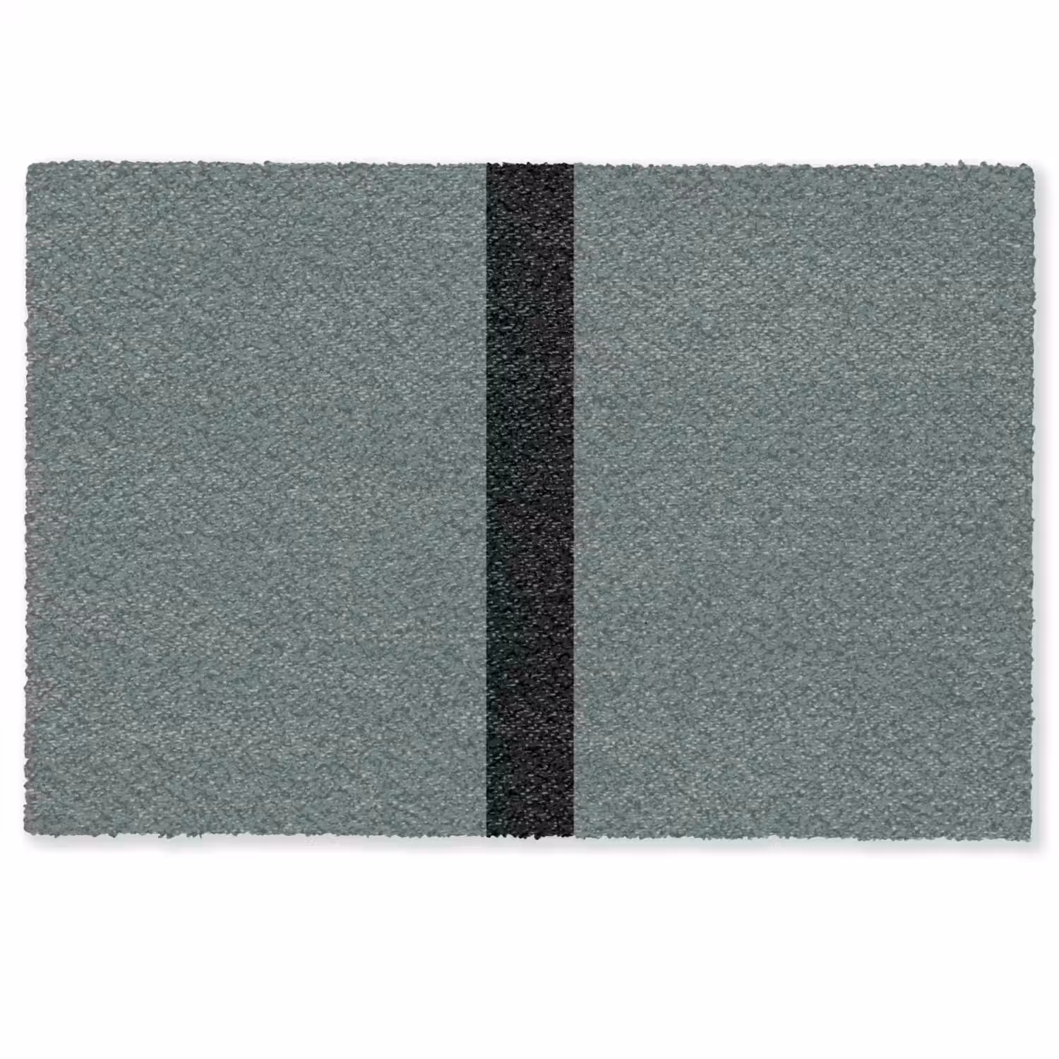 Groen - Zwart - Streep - Minimalistisch Deurmat klein -zkaufland3d