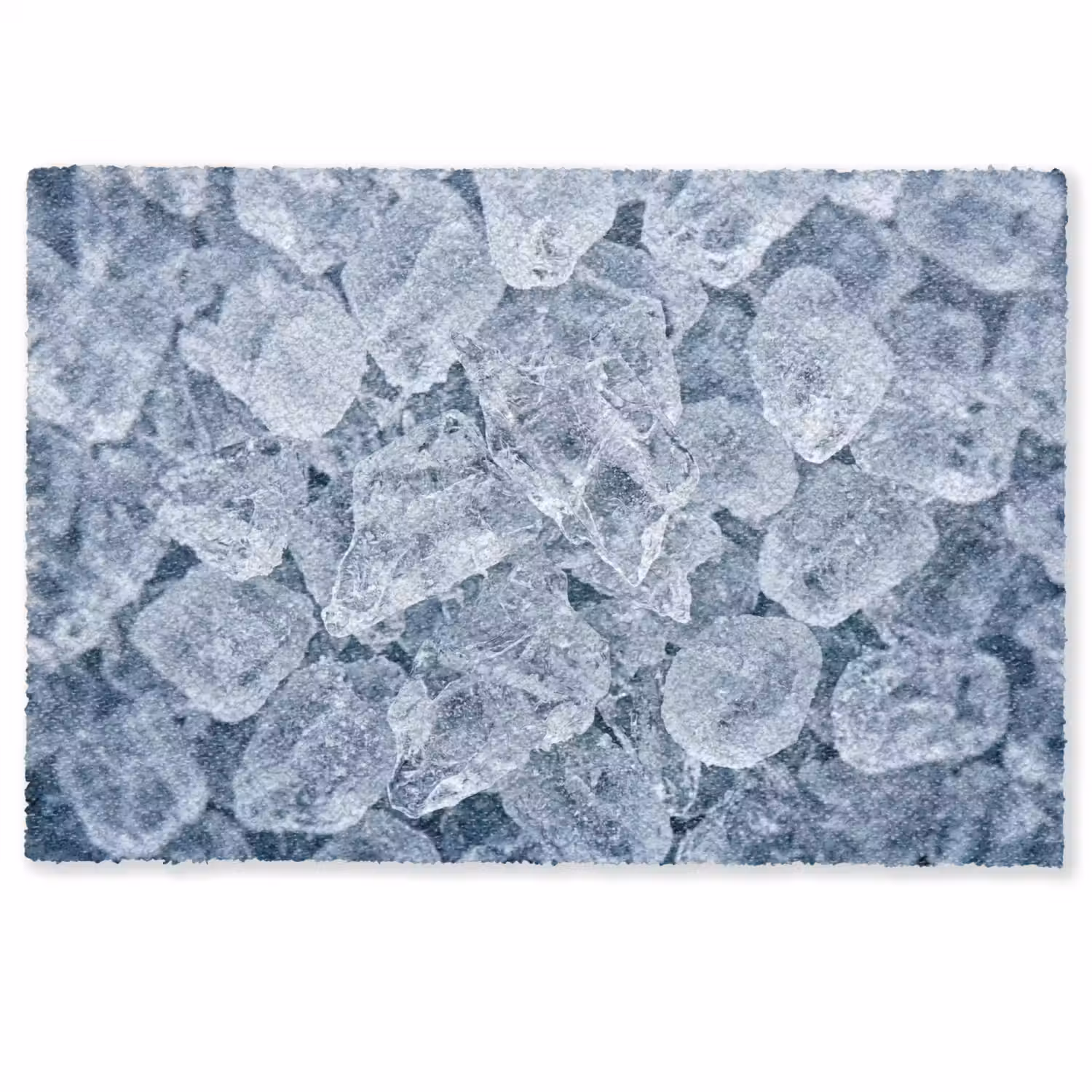 Ijsblokjes - Water - Blauw Deurmat klein -zkaufland3d