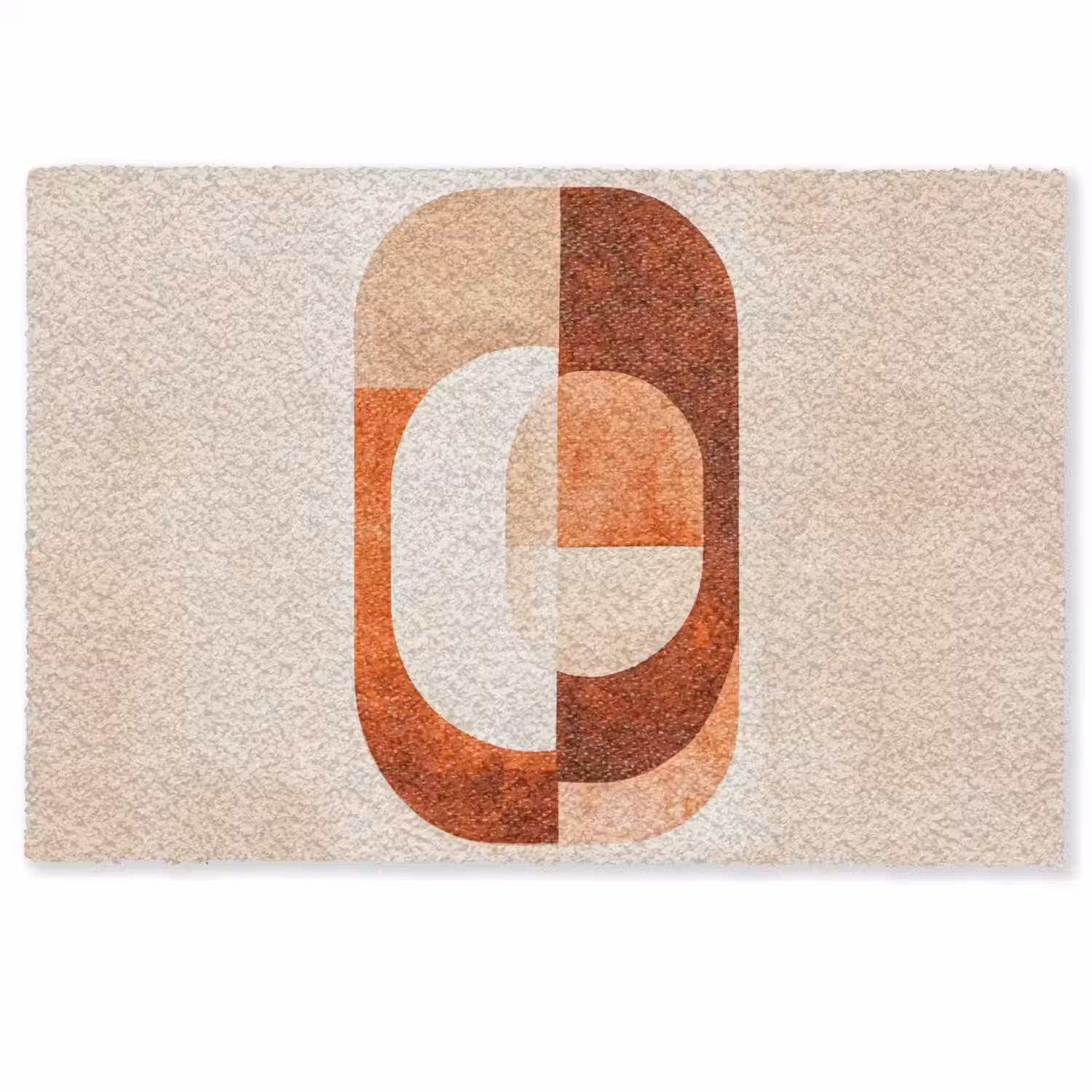 Illustratie - Abstract - Vormen - Rood Deurmat klein -zkaufland3d