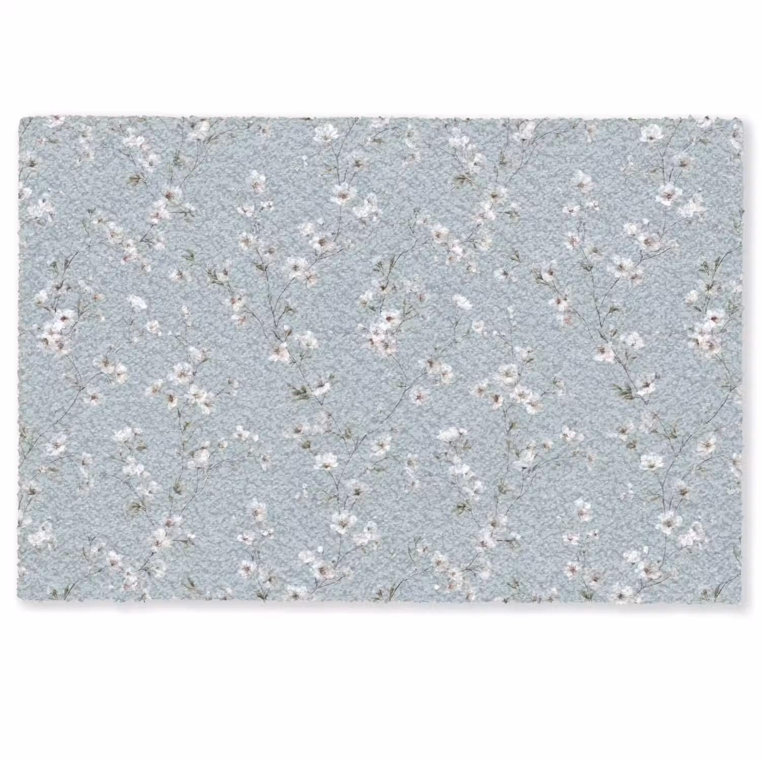 Klassiek - Bloemen - Blauw Deurmat klein 898 -zkaufland3d