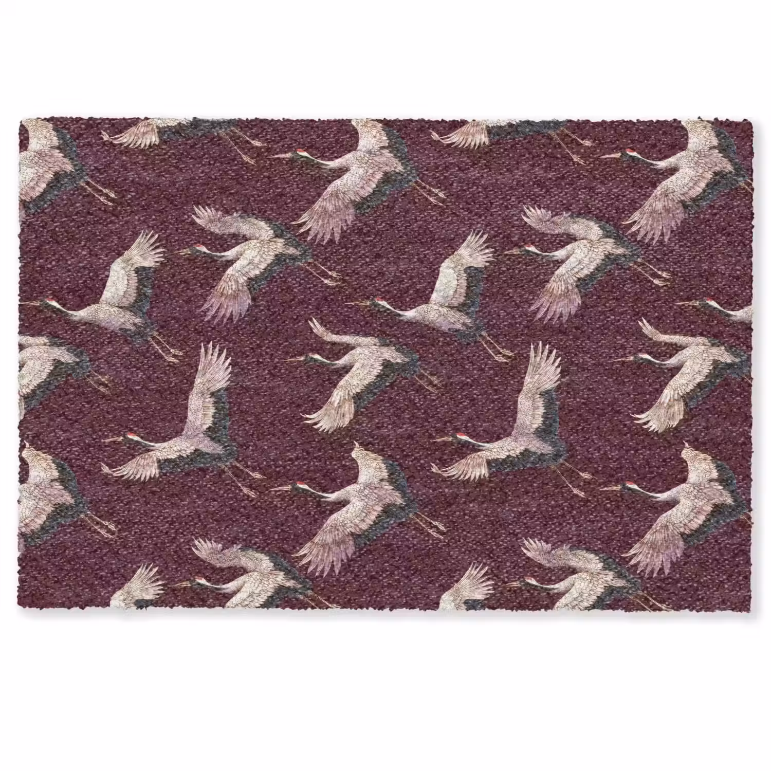 Kraanvogels - Klassiek - Bordeaux Deurmat klein 898 -zkaufland3d
