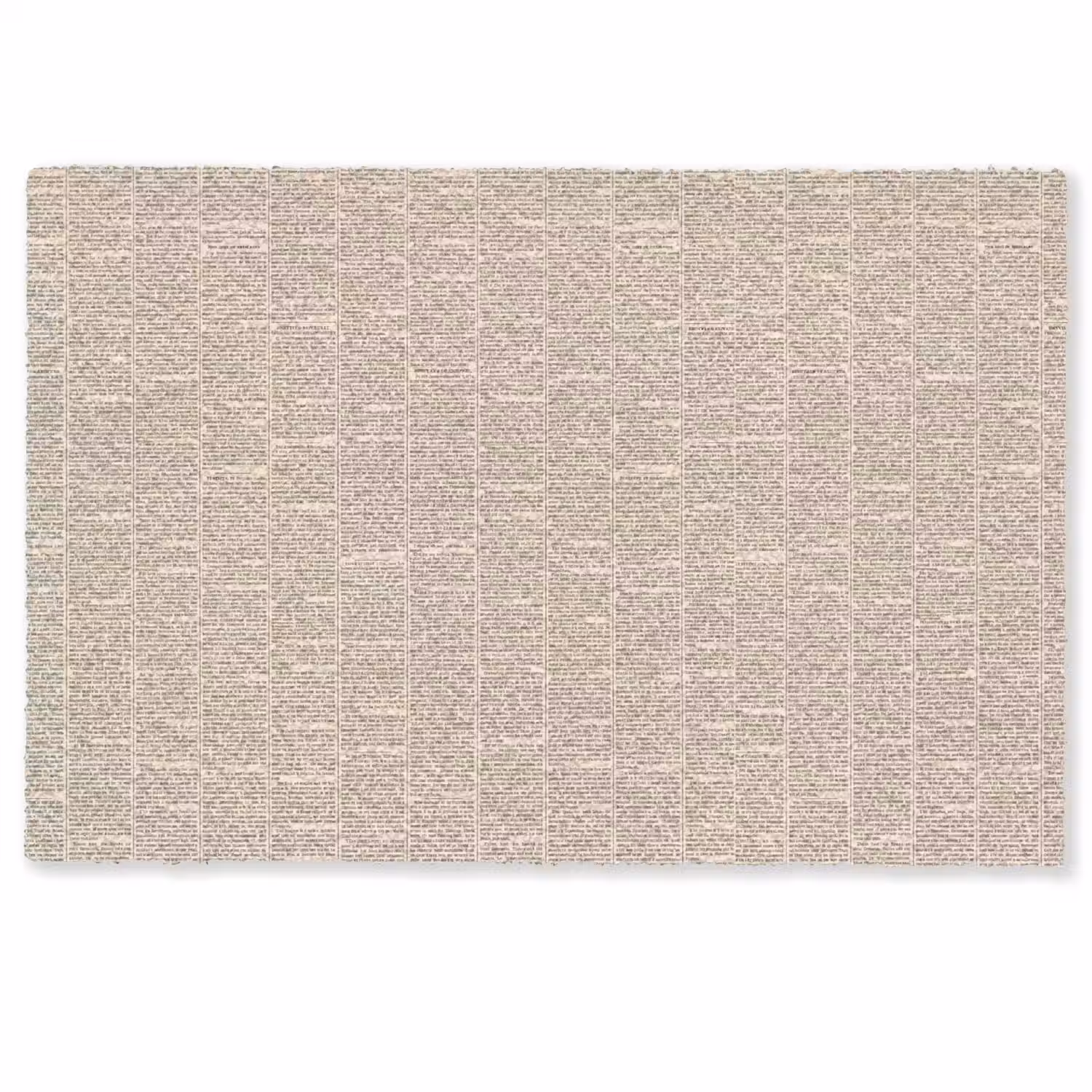 Krant - Nieuws - Historisch - Vintage - Beige Deurmat klein -zkaufland3d