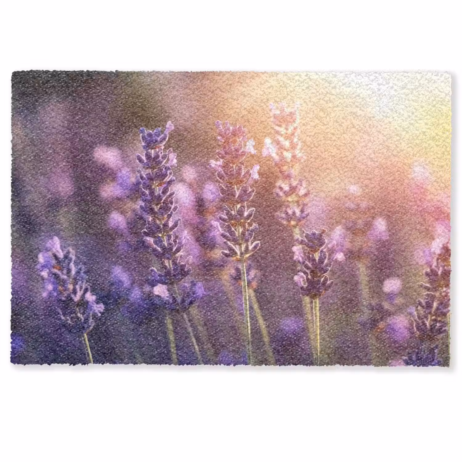 Lavendelbloemen - Paars - Zonlicht Deurmat klein -zkaufland3d