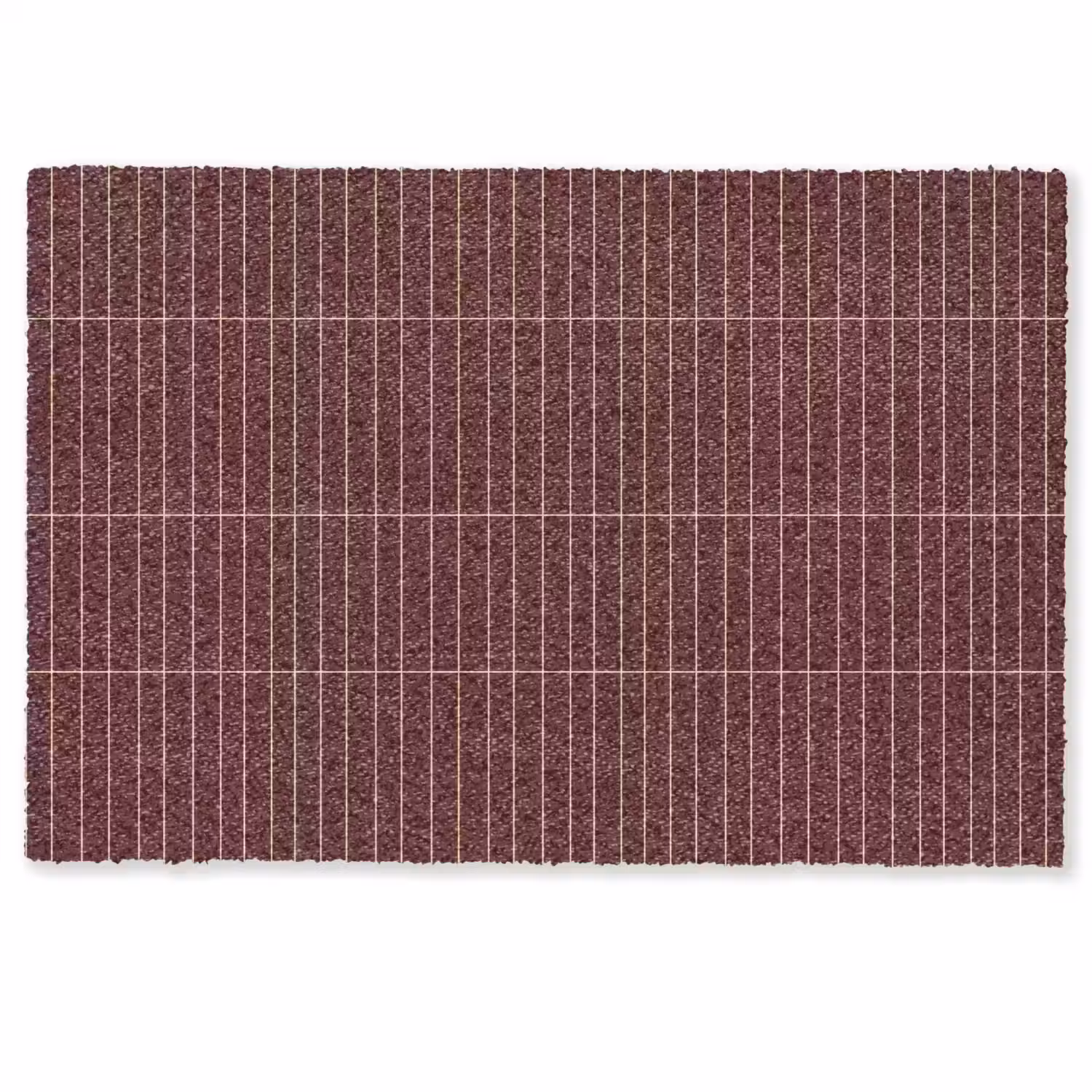 Lijnen - Patroon - Bordeaux Deurmat klein 898 -zkaufland3d