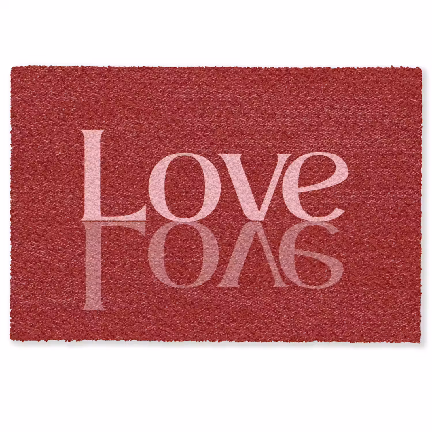 Love - Spiegeling - Rood Deurmat klein -zkaufland3d