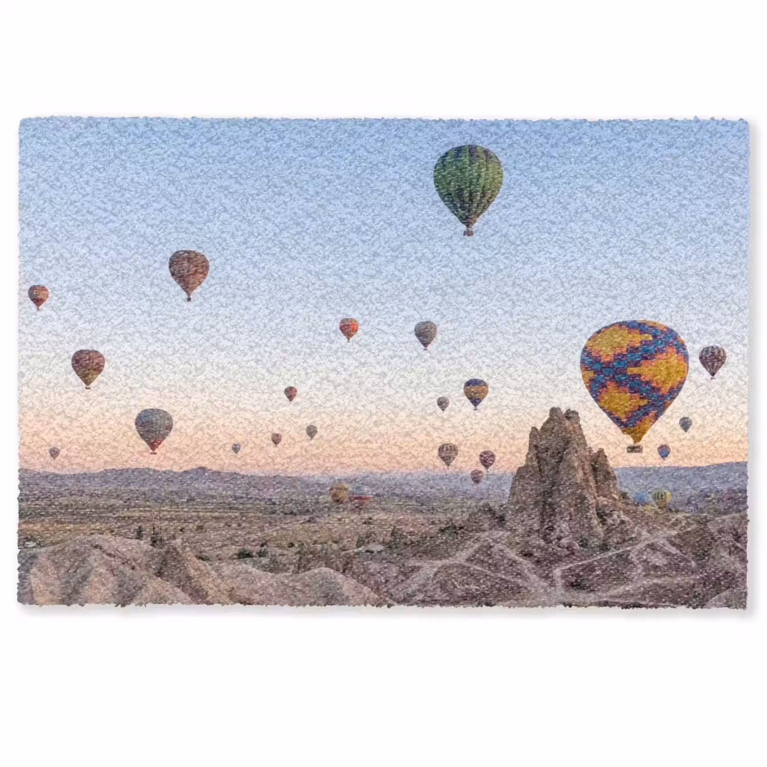 Luchtballonnen - Rotsen - Zonsopgang Deurmat klein -zkaufland3d