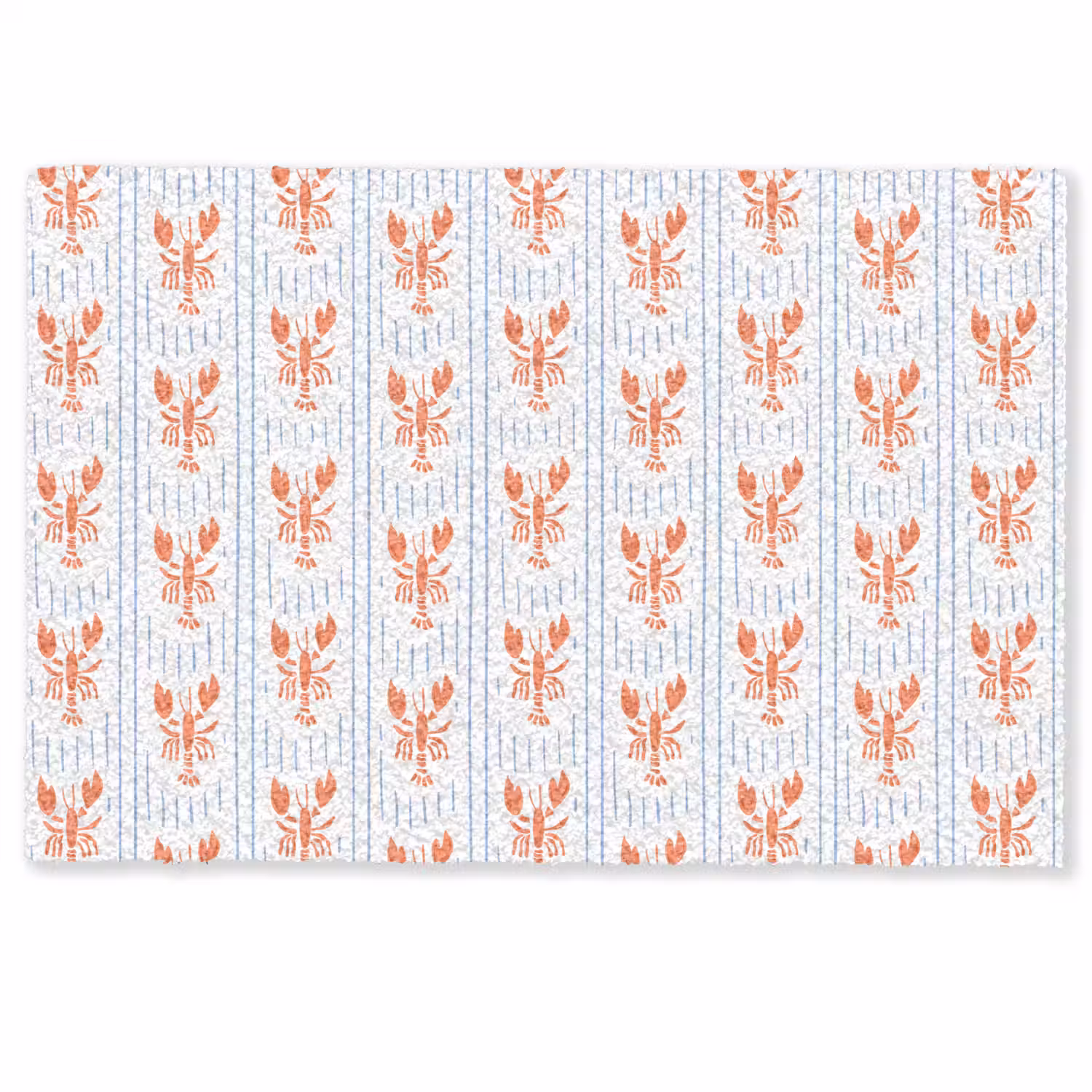 Meer – Hummer – Orange – Blau Deurmat klein 898 -zkaufland3d