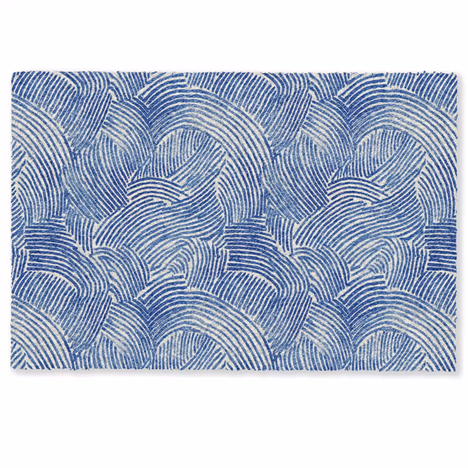 Modern - Abstract - Blauw Deurmat klein 898 -zkaufland3d