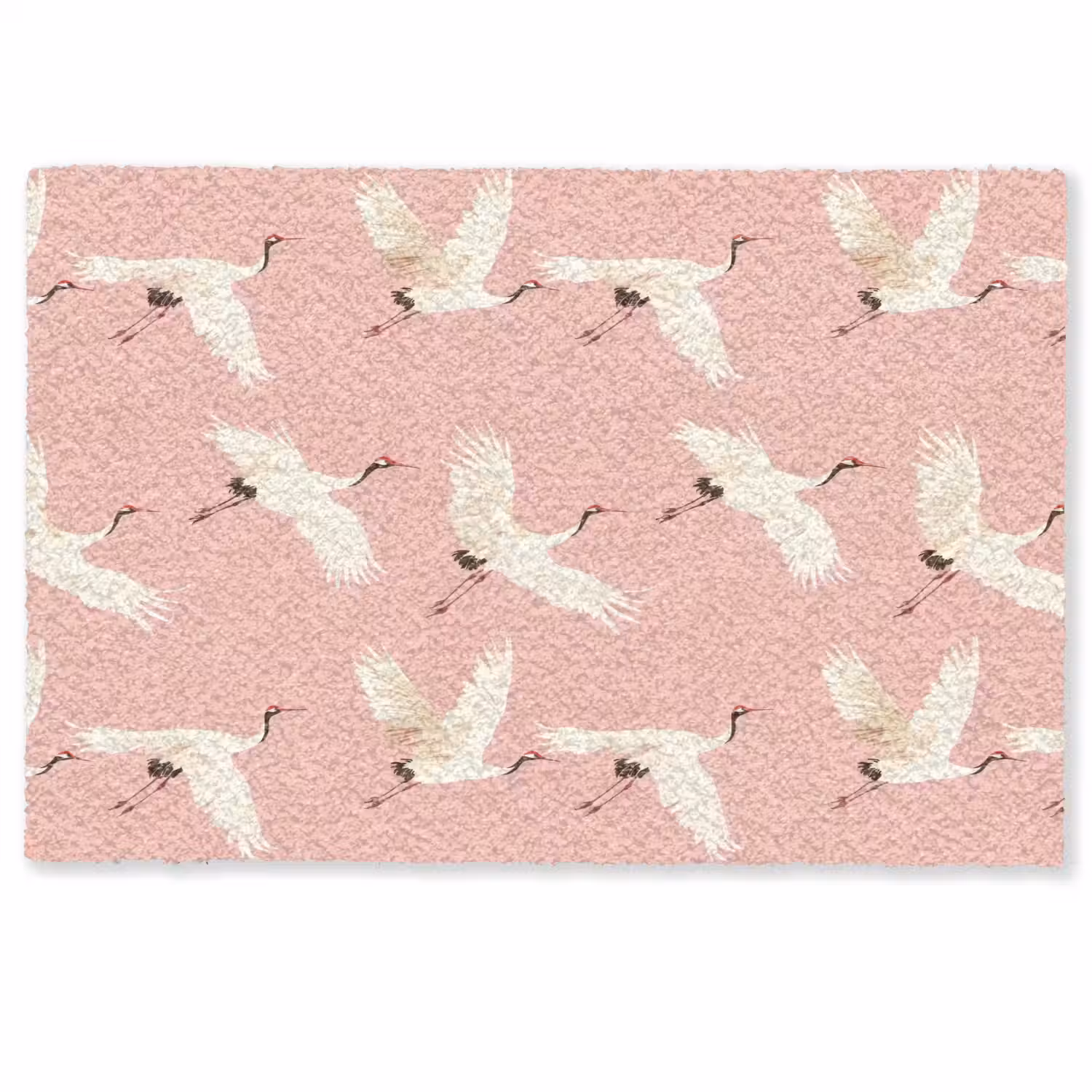 Modern - Kraanvogels - Roze Deurmat klein 898 -zkaufland3d