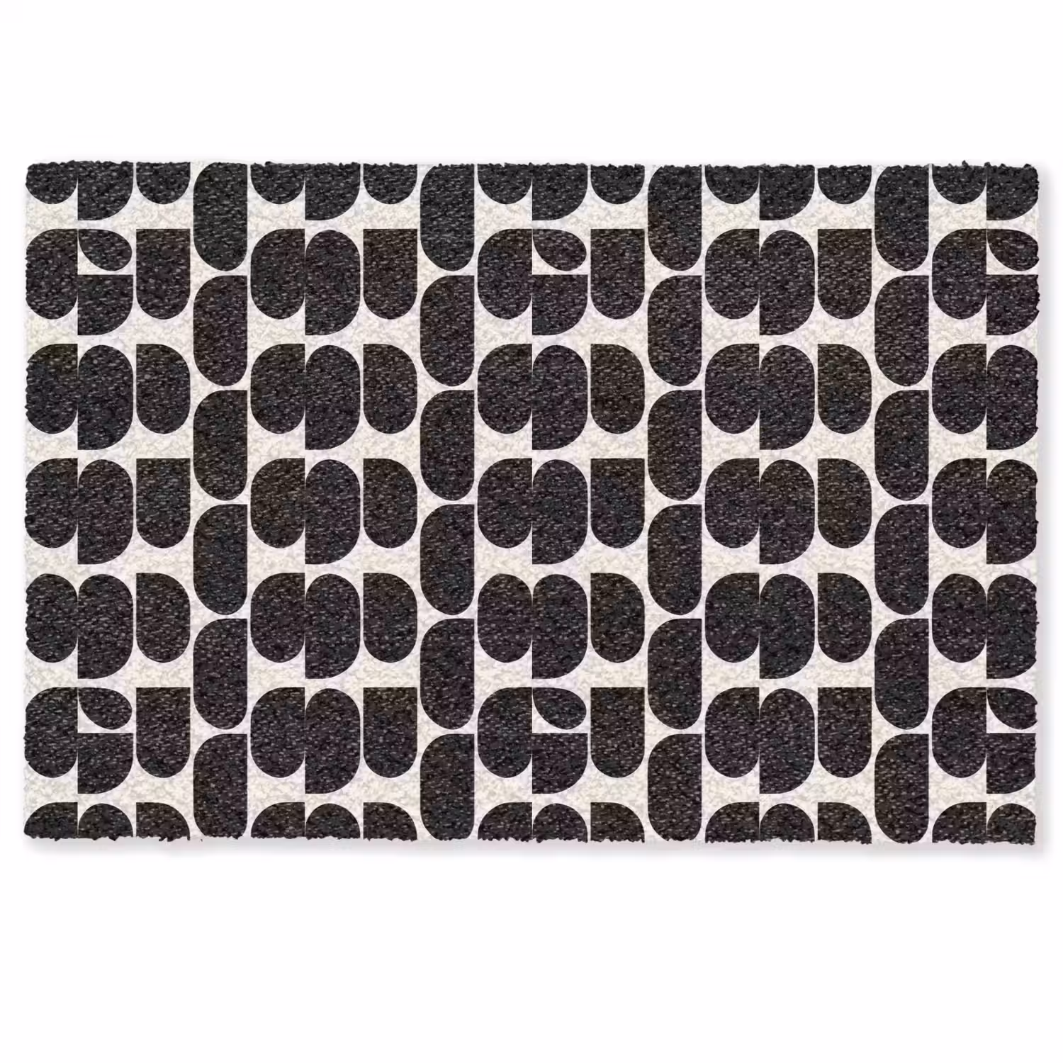 Modern - Patroon - Zwart Deurmat klein 898 -zkaufland3d