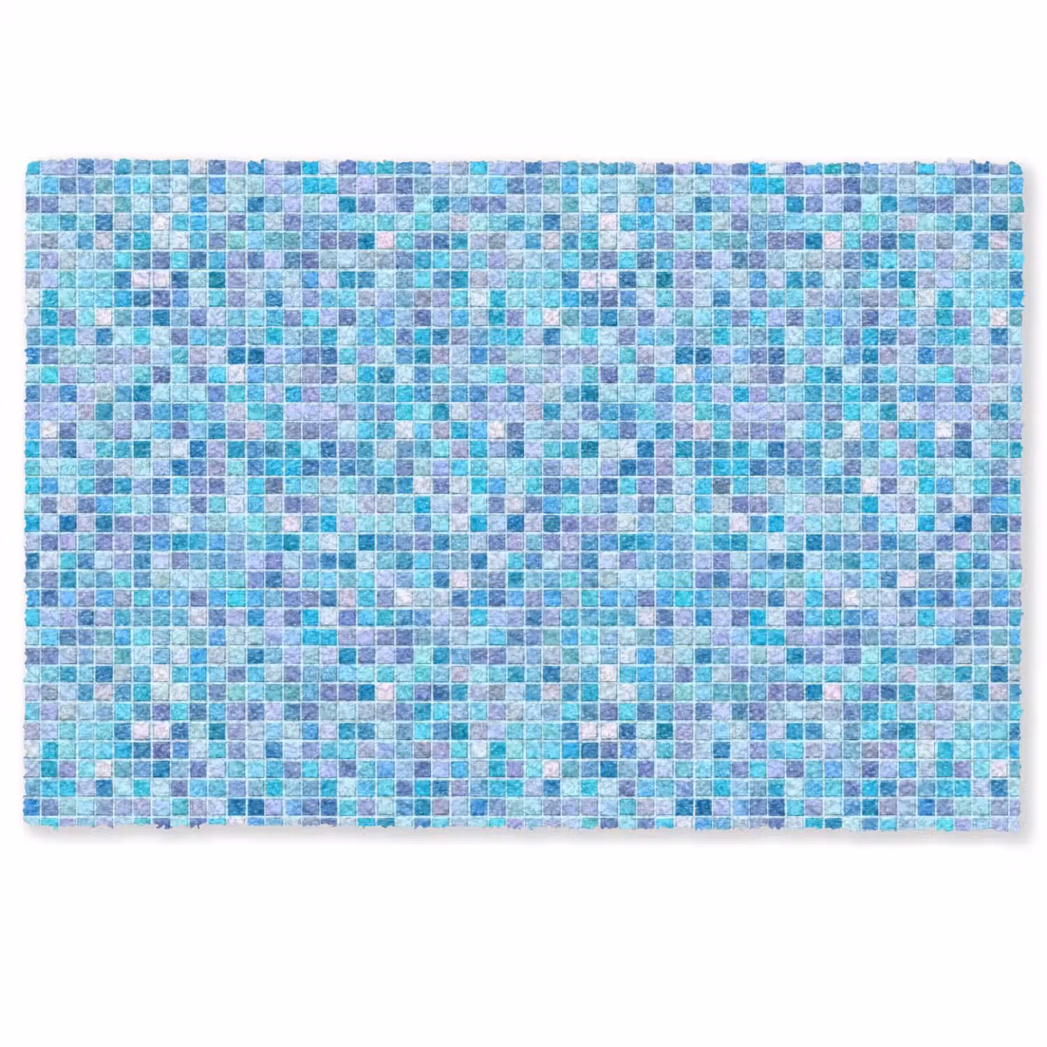 Mozaïek - Patroon - Turquoise Deurmat klein 898 -zkaufland3d
