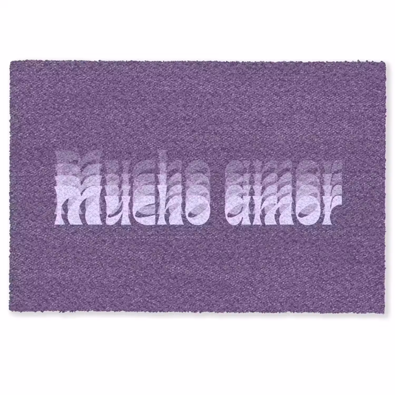 Mucho amor - Paars - Grafisch Deurmat klein -zkaufland3d