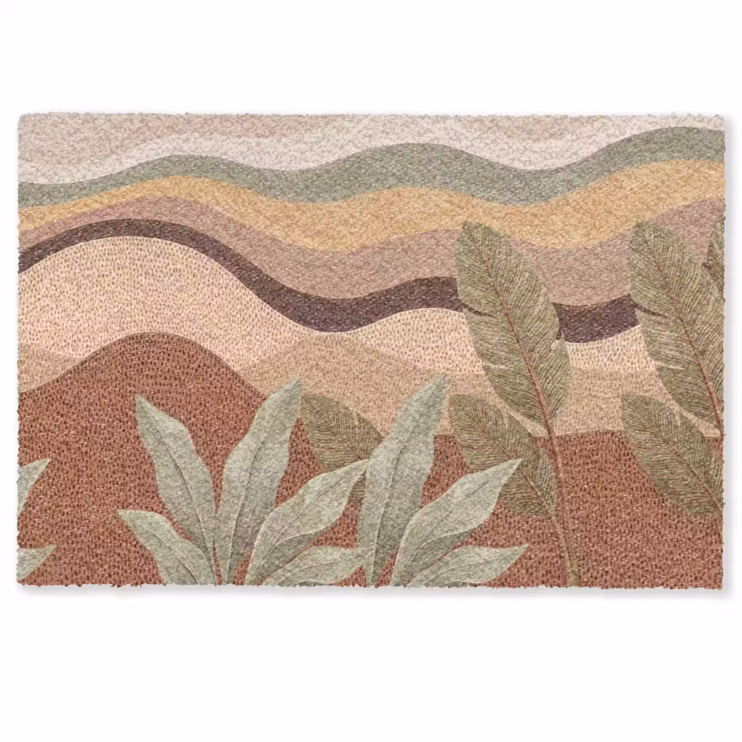 Natuur - Bladeren - Landschap - Abstract - Aardetinten Deurmat klein -zkaufland3d