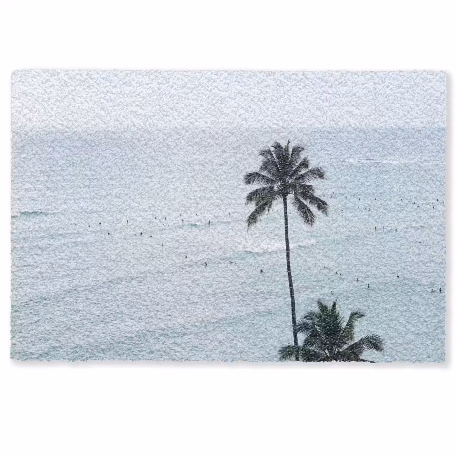Oceaan - Palmbomen - Surfers Deurmat klein -zkaufland3d