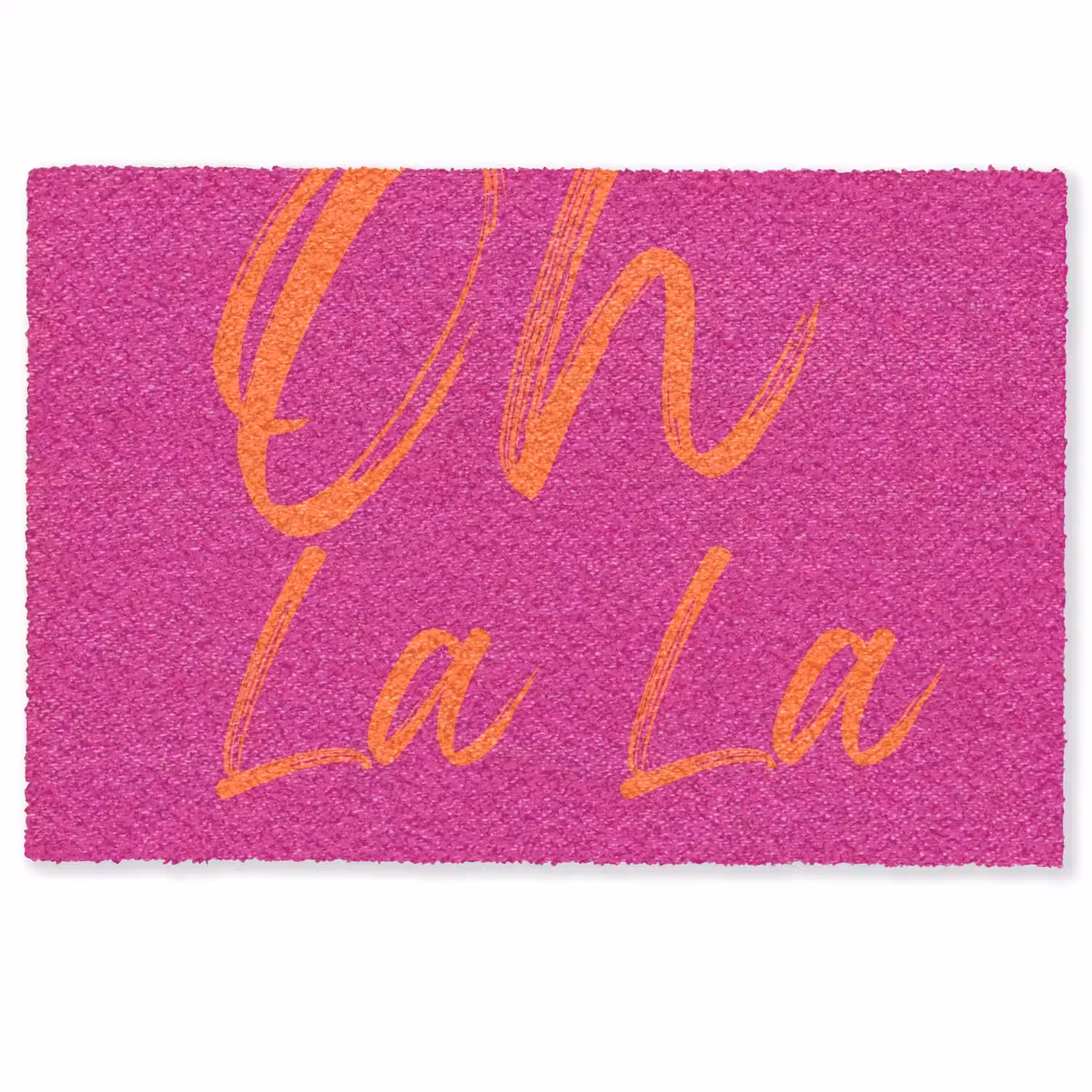 Oh la la - Oranje - Roze Deurmat klein -zkaufland3d