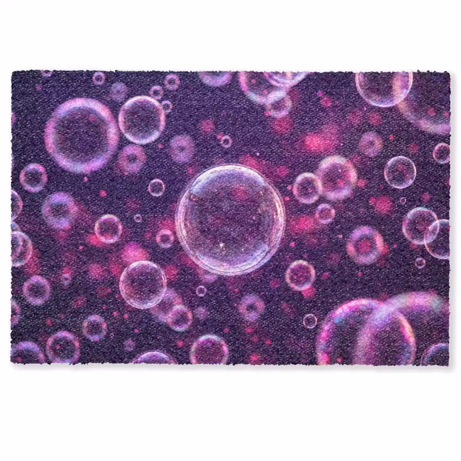 Paars - Bubbels - Schuim Deurmat klein -zkaufland3d