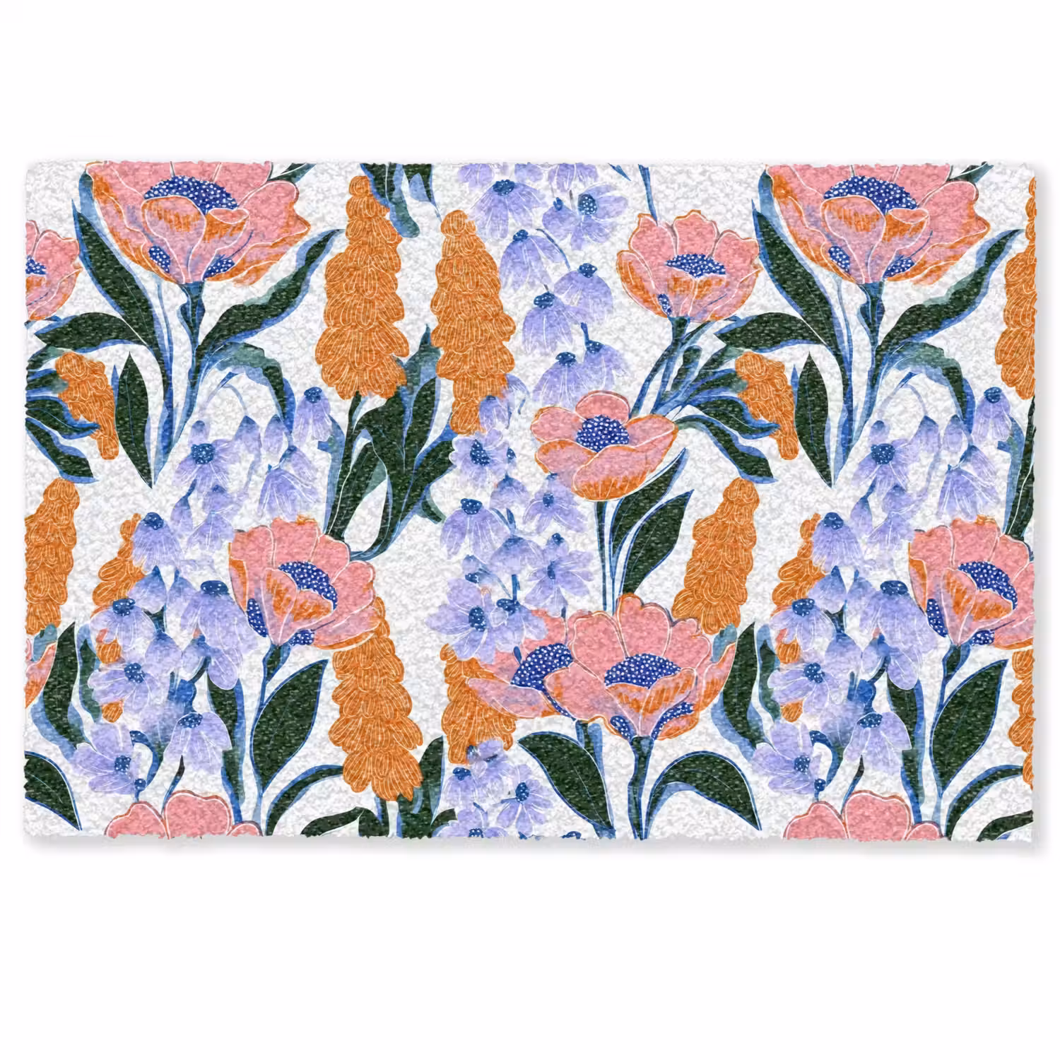 Patroon - Aquarel - Kleurrijk Deurmat klein 898 -zkaufland3d