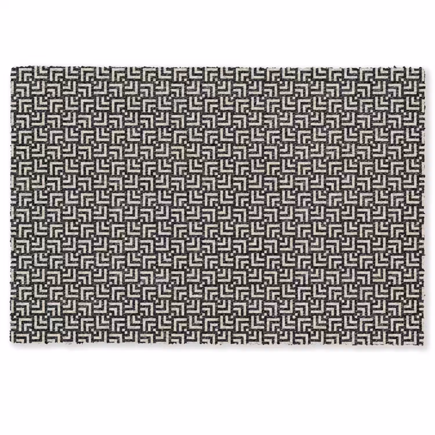 Patroon - Marmer - Zwart Deurmat klein 898 -zkaufland3d