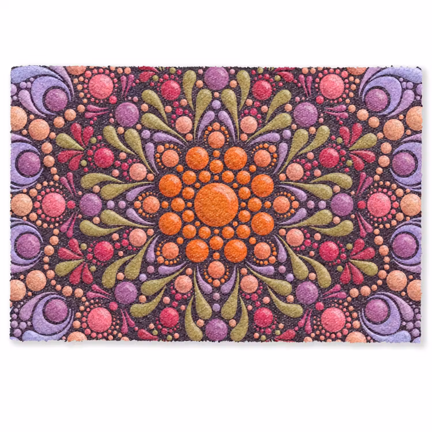 Patroon - Stippen - Abstract - Modern - Kleurrijk Deurmat klein -zkaufland3d
