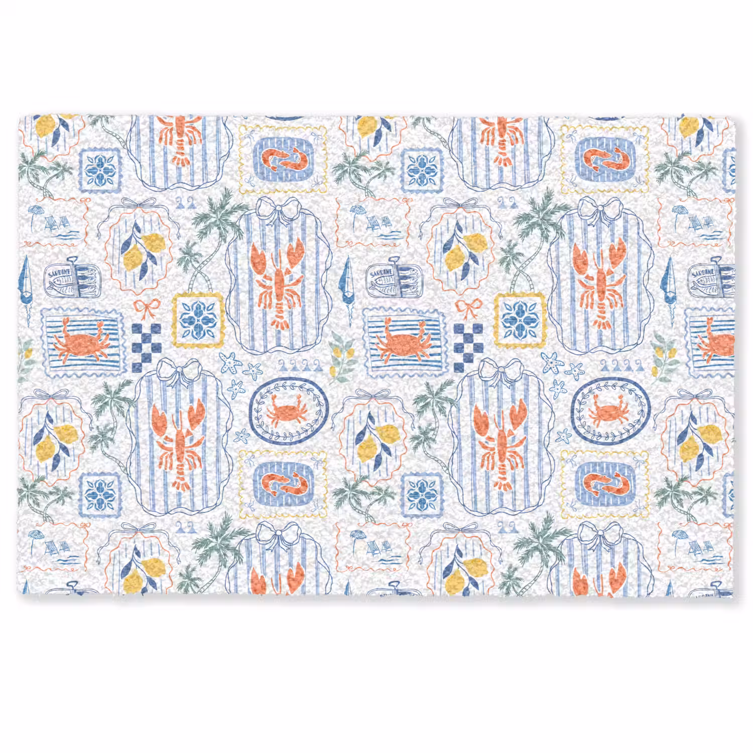 Patroon - Zomer - Illustraties Deurmat klein 898 -zkaufland3d