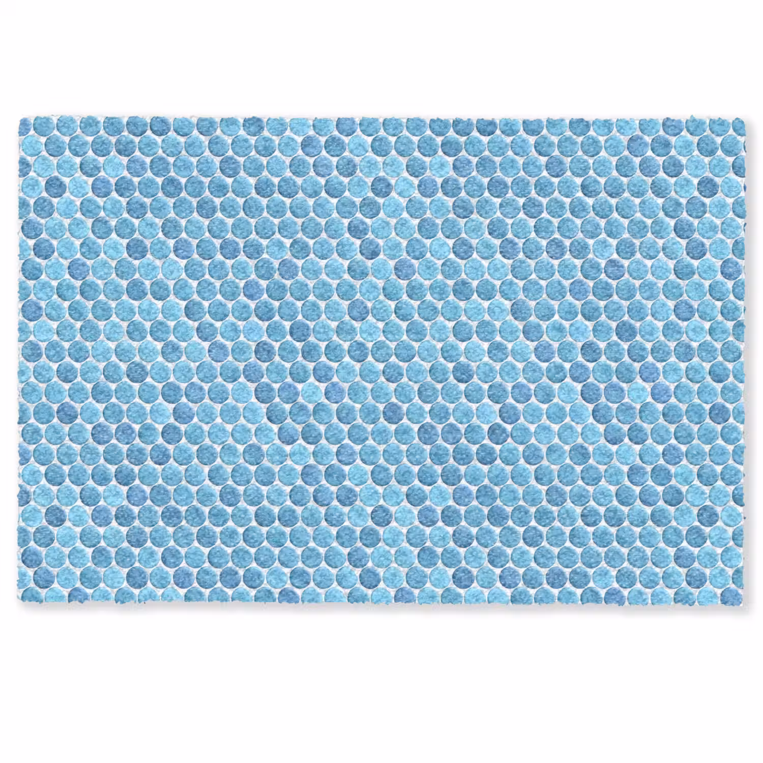 Penny - Mozaïek - Lichtblauw Deurmat klein 898 -zkaufland3d