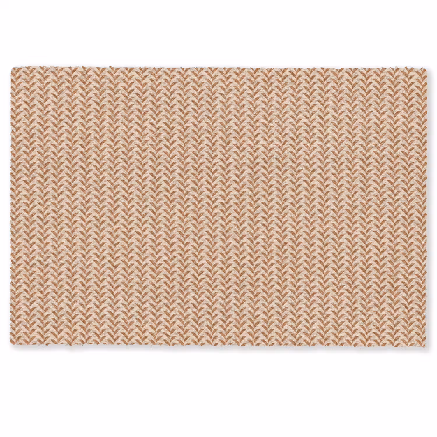 Plaid - Patroon - Bladvorm - Bruin Deurmat klein 898 -zkaufland3d