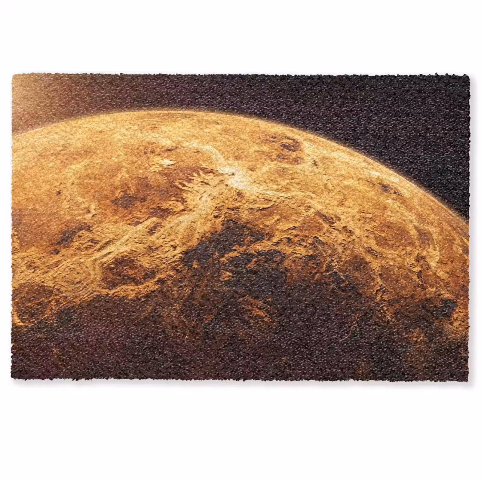 Deurmat - Planeet - Ruimte - Oranje - Planeet - Ruimte - Oranje Deurmat klein