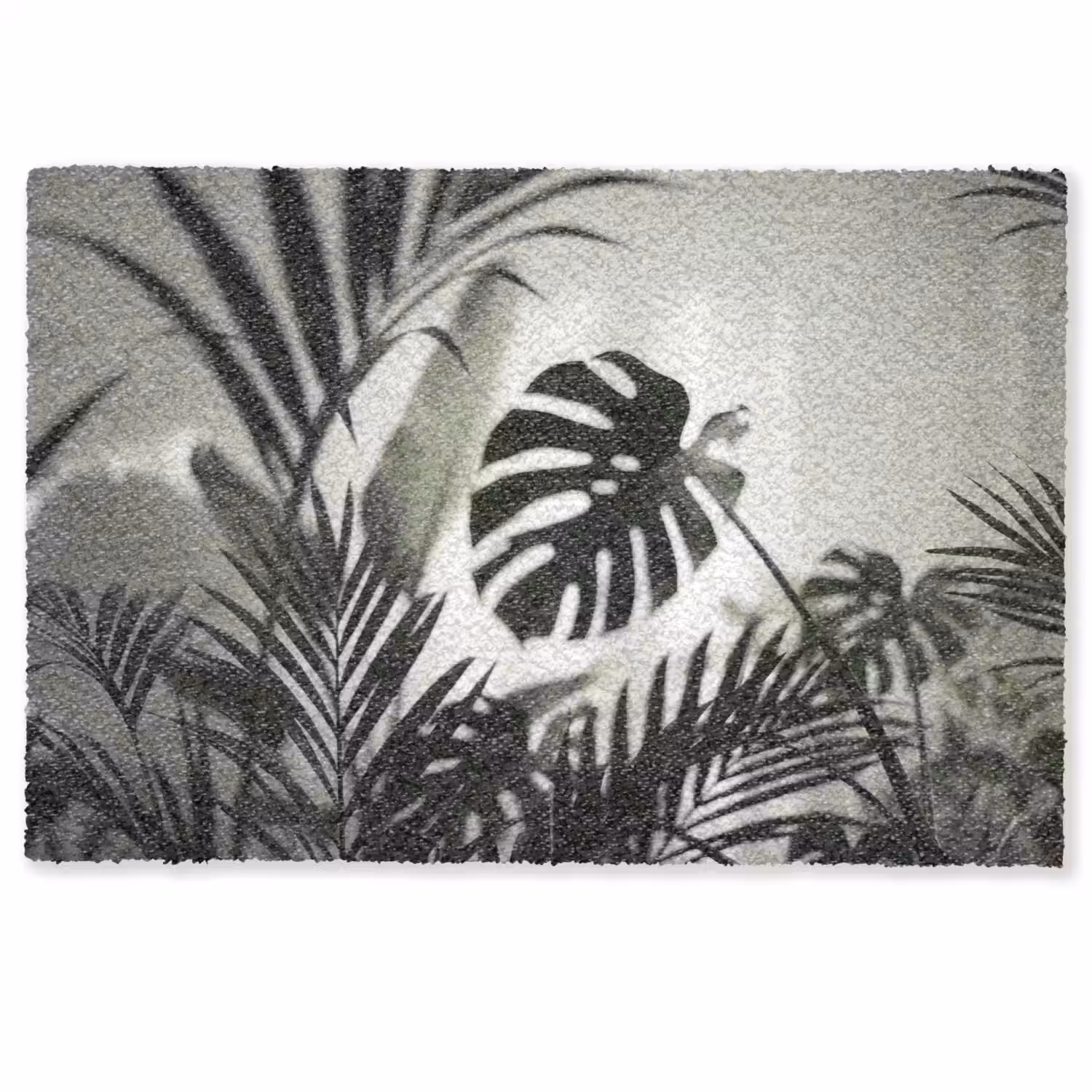 Planten - Bladeren - Natuur - Minimalistisch - Groen Deurmat klein -zkaufland3d