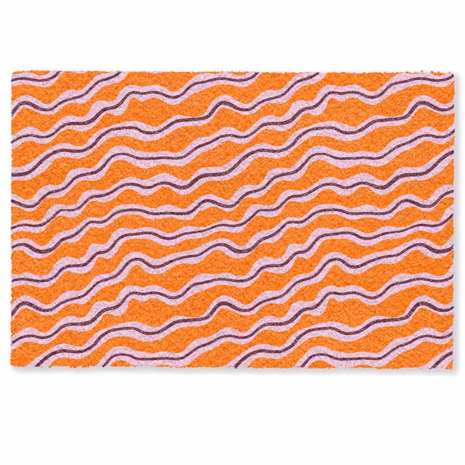 Retro - Golvend - Oranje Deurmat klein 898 -zkaufland3d