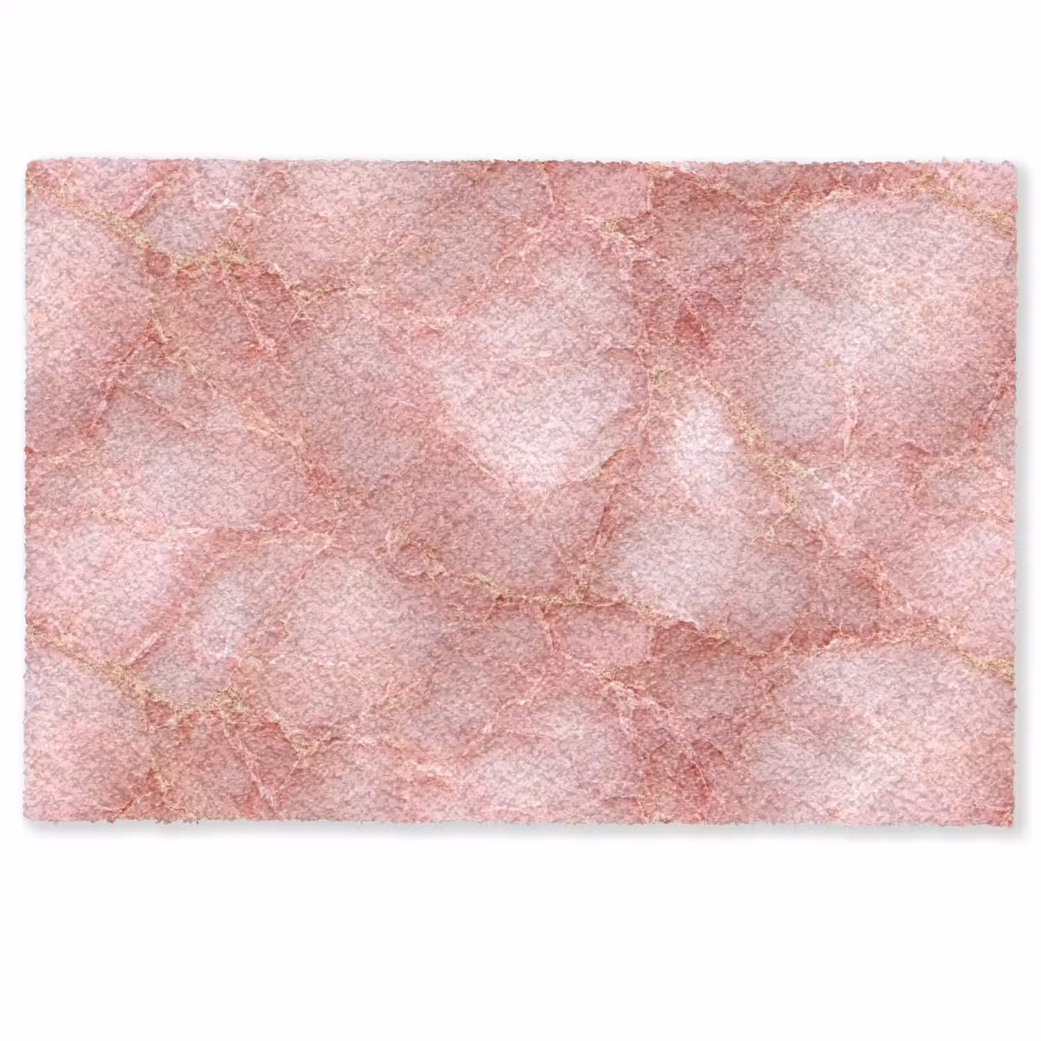 Roze - Kwarts - Goud - Marmer Deurmat klein 898 -zkaufland3d