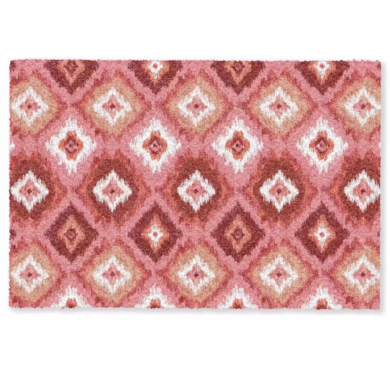 Roze - Penseelstreken - Abstract - Patroon Deurmat klein 898 -zkaufland3d