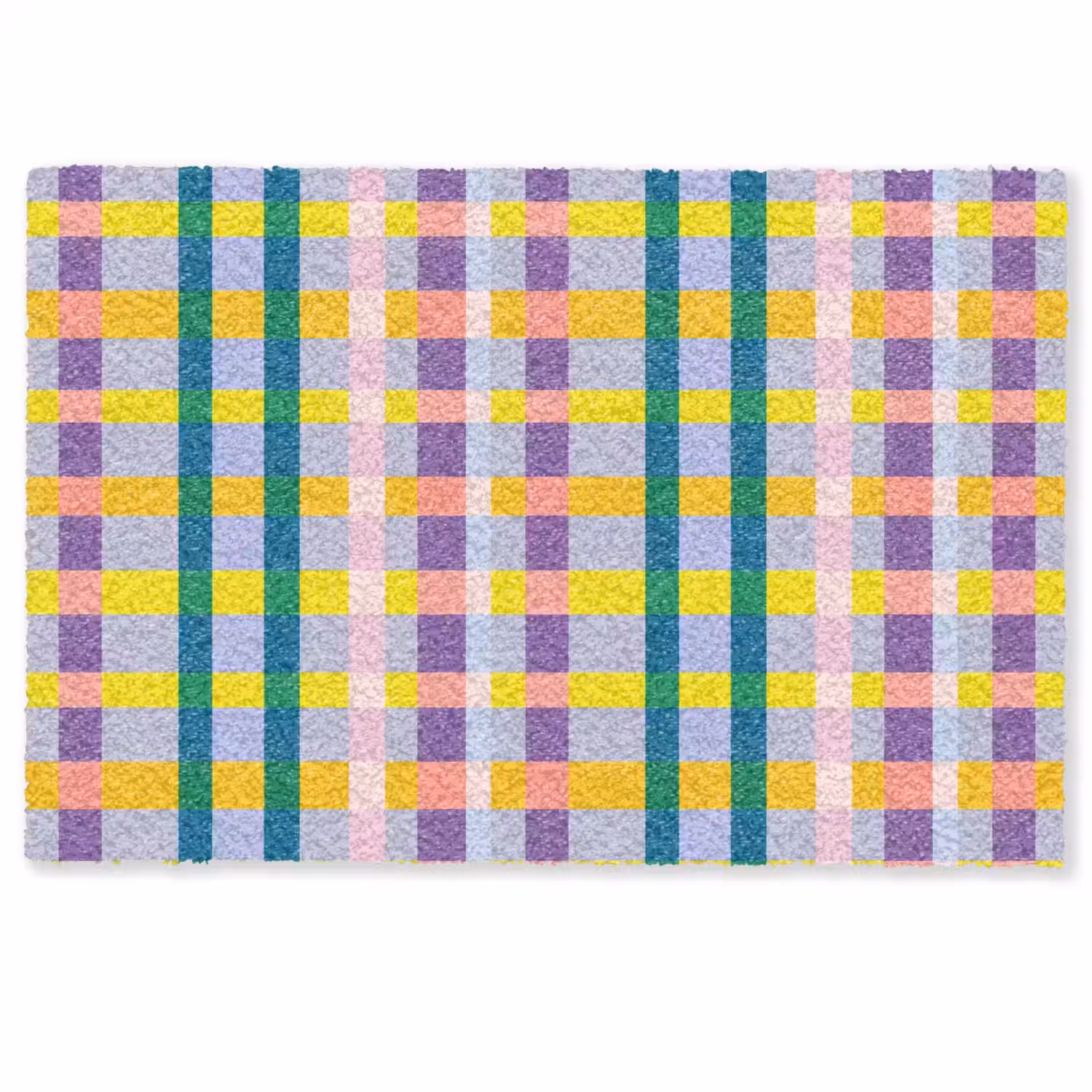 Ruit - Patroon - Kleurrijk Deurmat klein 898 -zkaufland3d