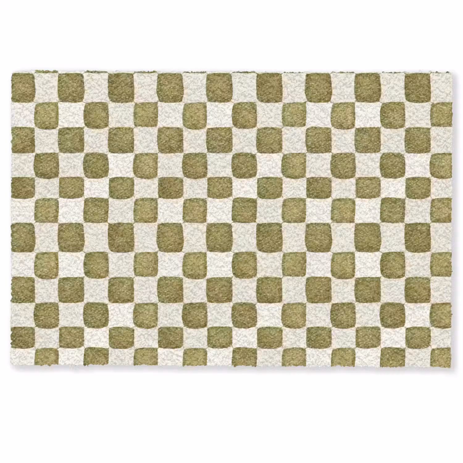 Schaak - Patroon - Groen Deurmat klein 898 -zkaufland3d