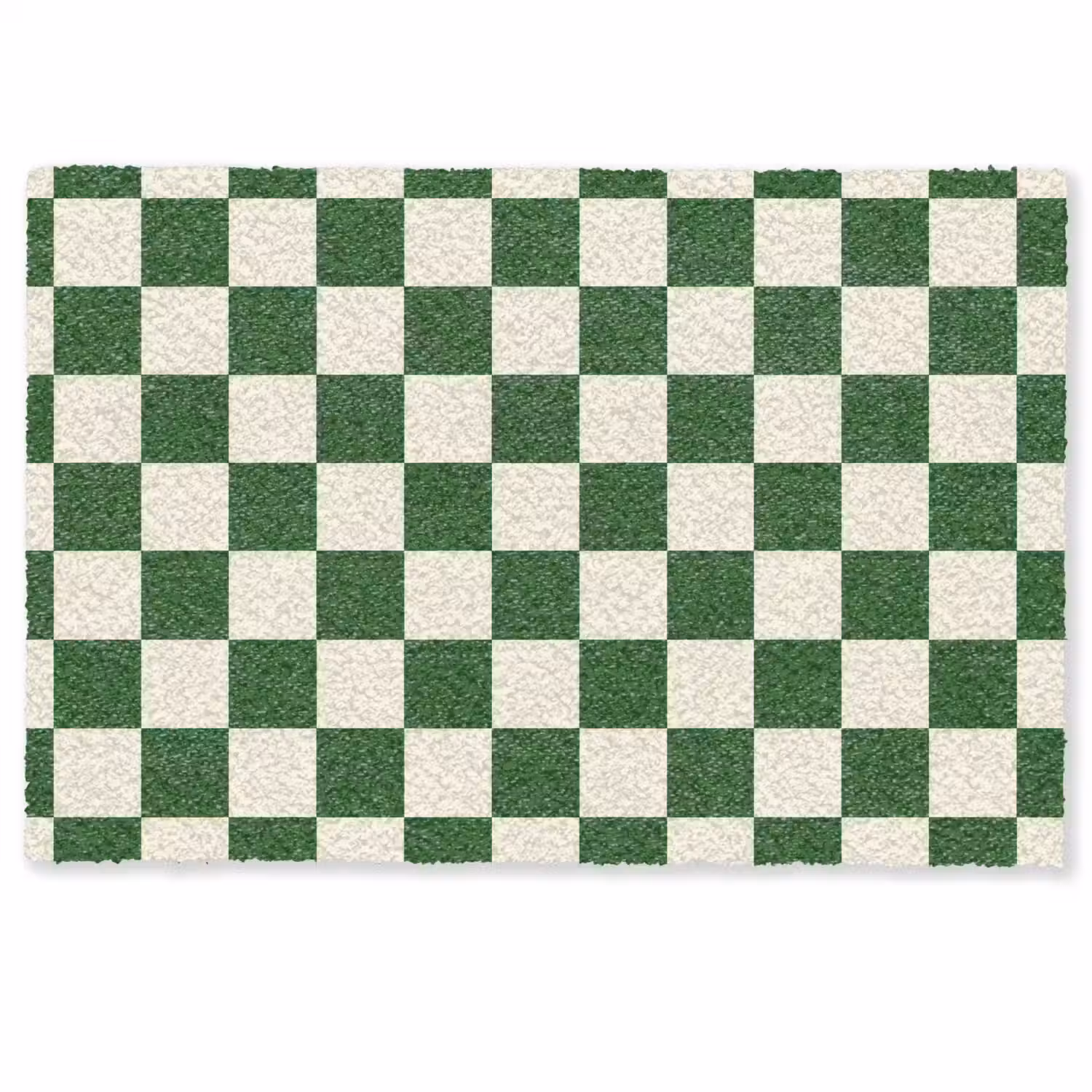 Schaakbord - Patroon - Groen Deurmat klein 898 -zkaufland3d