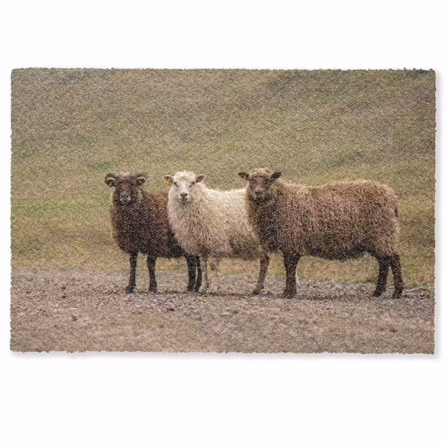Schapen - Bruin - Wit - Grindpad Deurmat klein -zkaufland3d