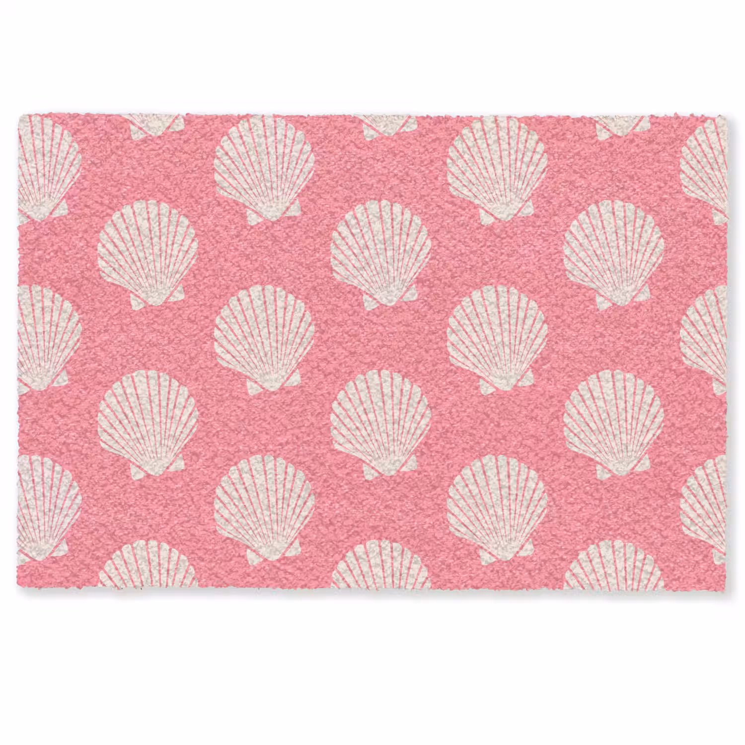 Schelpen - Patroon - Roze - Wit - Strand Deurmat klein -zkaufland3d