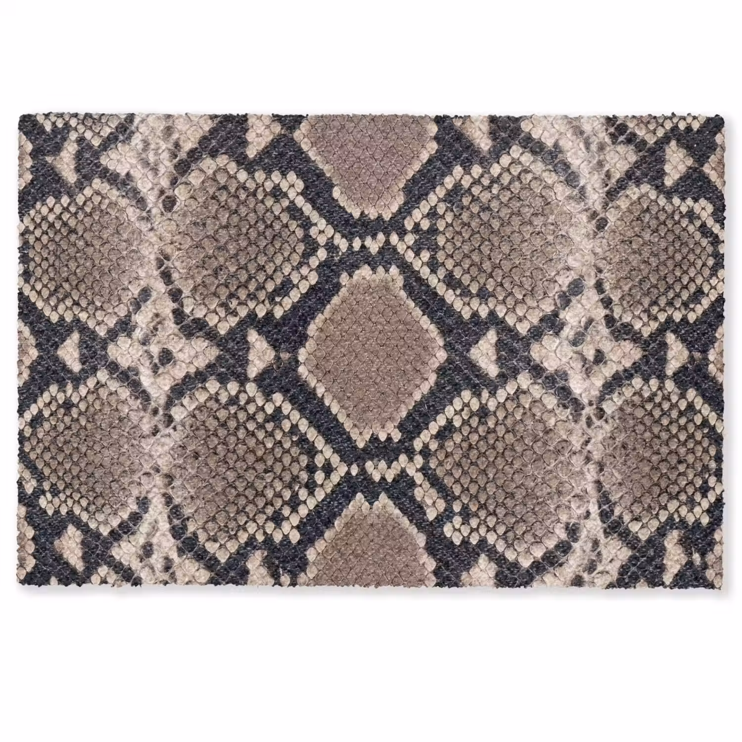 Slangenprint - Python - Bruin Deurmat klein -zkaufland3d